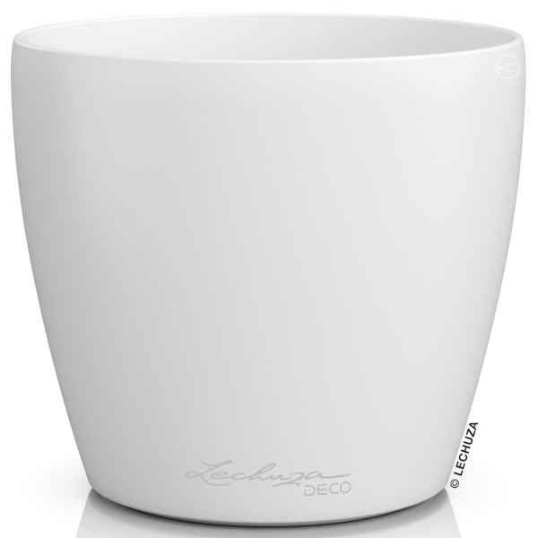 LECHUZA Cachepot DECO Λευκό - White